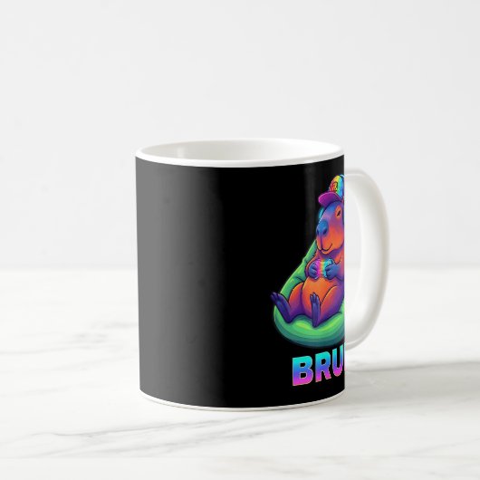 Mug Funny Capybara Bruh Video Games Lovers (Devant droit)
