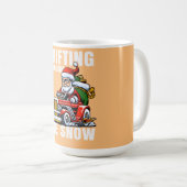 Mug Funny Car Driving Santa as Drifting Through The (Devant droit)