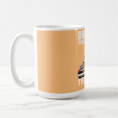 Mug Funny Car Driving Santa as Drifting Through The (Gauche)
