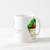 Mug Funny Caractère de Noël Visage Personnalisé Photo (Devant droit)