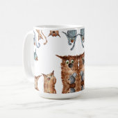 Mug Funny cartoon cats (Devant gauche)