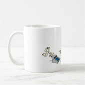 Mug Funny Cartoon Comptable Bureau Humour (Gauche)