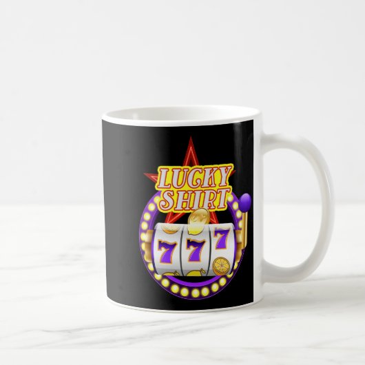 Mug Funny Casino Slot Machine Jackt Lucky  (Droite)