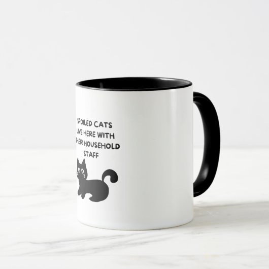 Mug Funny Cat (Devant droit)