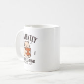 Mug Funny Cat Apparently, I Like Sleeng  (Devant gauche)