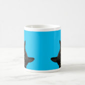 Mug Funny Cat Blank Ajouter Votre Devise Photo Design  (Centre)