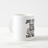 Mug Funny Cat Dad Came Back With The Milk Vintage Shir (Devant gauche)