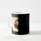 Mug Funny Cat God Creation Of Adam Meme Jesus Christia (Devant gauche)