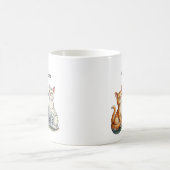 Mug Funny Cat Herder Amoureux des chats de devis (Centre)