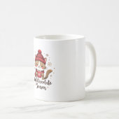 Mug Funny Cat Hot Choco Season Merry Christmas Mom Dad (Devant droit)