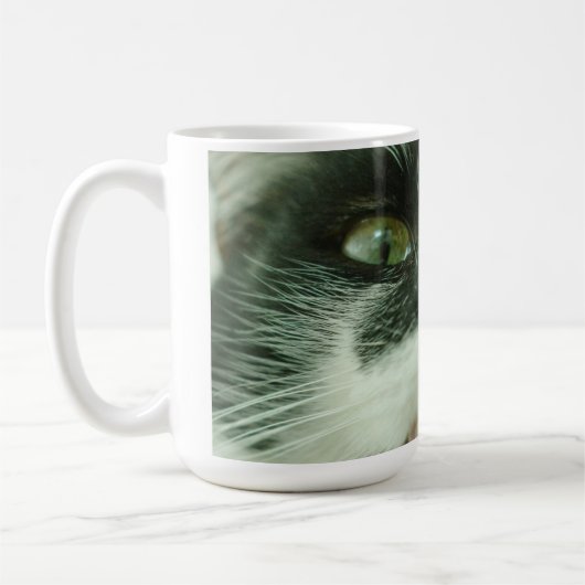 Mug Funny Cat Kitty Pet Photo (Gauche)
