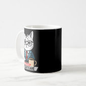 Mug Funny Cat Meme Sarcastic Humor I Dont Care Cat  (Devant gauche)