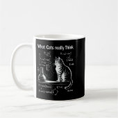 Mug Funny Cat Physics Humor Design What Cats Really Th (Gauche)