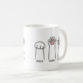 Mug Funny Cat Rock Papier Ciseaux Mème Jeu Humour Art (Devant droit)