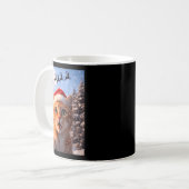 Mug Funny Cat Selfie With Santa Claus Christmas Men Wo (Devant gauche)