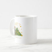 Mug Funny Cat With Christmas Lights And Fallen Tree Ar (Devant gauche)