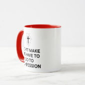 Mug Funny Catholic Confession (Devant gauche)