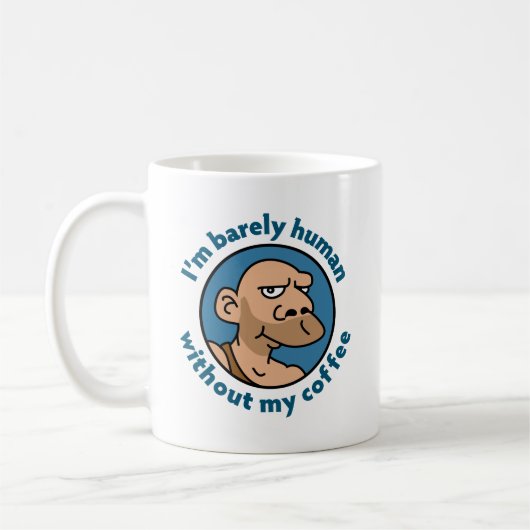 Mug Funny Caveman (Gauche)