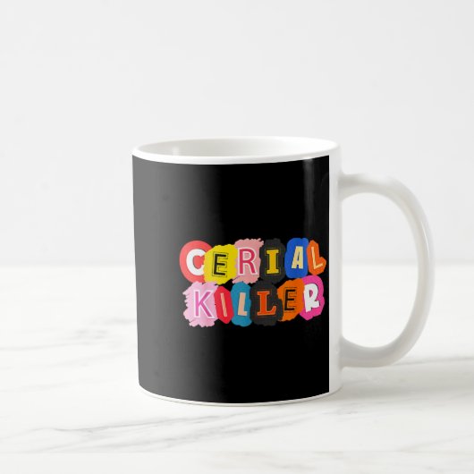 Mug Funny Cereal Killer Cereal Design For Breakfast Lo (Droite)