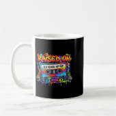 Mug Funny Cette Graffiti 80s 90s Raised On Old School  (Gauche)