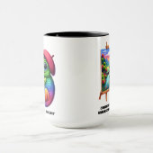 Mug Funny Chameleons Comprendre la théorie des couleur (Centre)