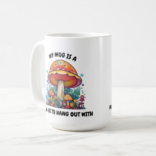 Mug Funny Champignons Café (Devant gauche)