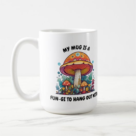 Mug Funny Champignons Café (Gauche)