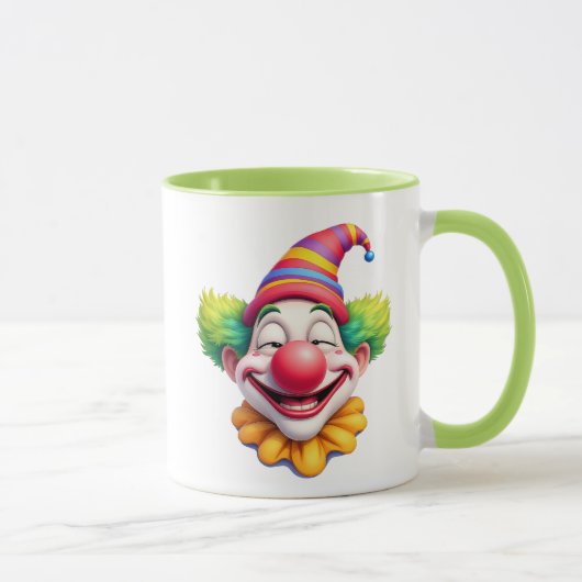 Mug Funny character, red nose, jokes, faces. (Droite)