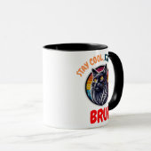 Mug Funny Chat Bruh Cool Chat Vibes Bruh (Devant droit)