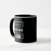 MUG FUNNY CHAT BUSY NE FAIT RIEN (Devant gauche)