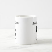 Mug Funny Chat noir "Judging You Silencieusement" Sarc (Centre)