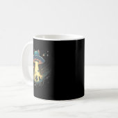 Mug Funny Chat Ufo Cute Kitty Espace Alien Aes (Devant gauche)