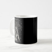 Mug Funny Chat Ufo Cute Kitty Espace Alien Aes (Devant gauche)