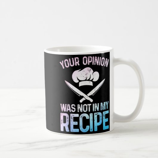 Mug Funny Chef Design For Men Women Cook Cooking Culin (Droite)