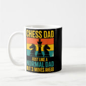 Mug Funny Chess Dad Like Normal Dad Three Moves Ahead (Gauche)
