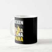 Mug Funny Chicken Banana Dance Meme For Kids & Adu (Devant gauche)