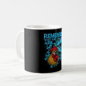 Mug Funny Chicken Dinosaur Remember Who You Are Evolut (Devant gauche)