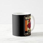 Mug Funny Chicken Rooster Humor Warning Fluent In Fowl (Devant droit)