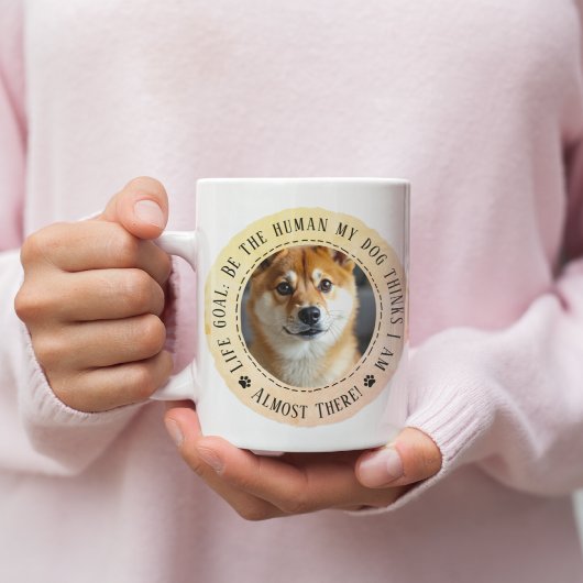 Mug Funny chien amoureux cadeau objectif de vie