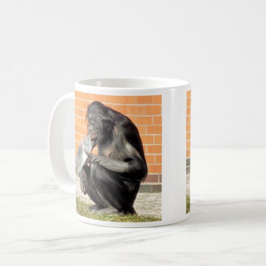 MUG FUNNY CHIMPANZEE (Devant gauche)
