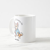 Mug Funny Chinese Crested Dog Business Suit Coffee  (Devant gauche)