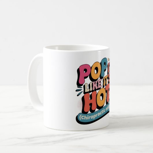 Mug Funny Chiropractic Quote for Spine Health Lovers (Devant gauche)