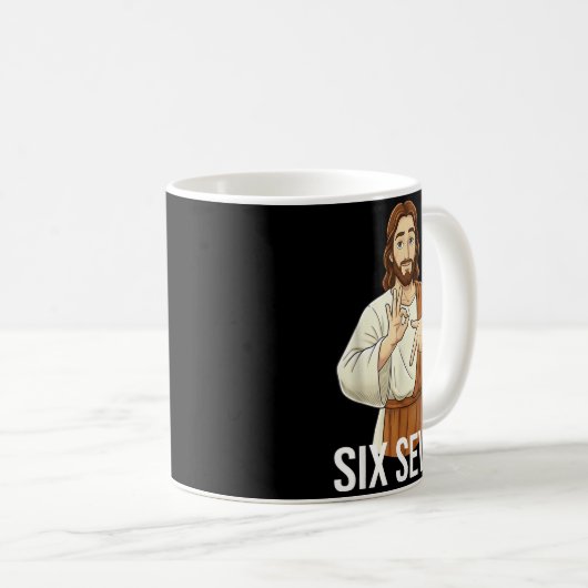 Mug Funny Christian Jesus Six Seven 67 Faith Humor Chr (Devant droit)