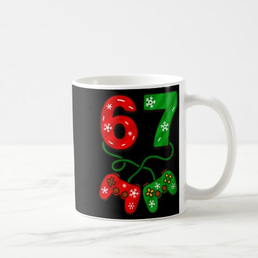 Mug Funny Christmas 67 Meme Six Seven Video Games Game (Droite)