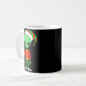 Mug Funny Christmas Alien Ugly Sweater I Believe Santa (Devant gauche)