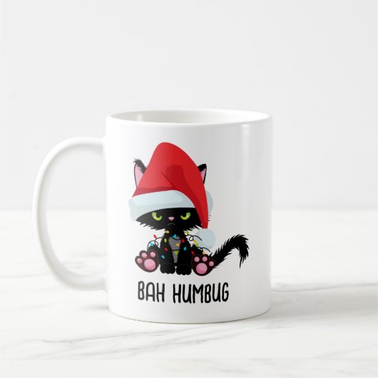 Mug Funny Christmas Bah Humbug Scrooge (Gauche)