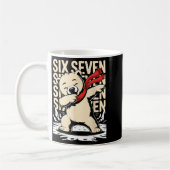 Mug Funny Christmas Bear Dabbing Xmas Dab Six Seven 67 (Gauche)