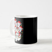 Mug Funny Christmas Bowling Santa Bowling Ns Team Men (Devant gauche)