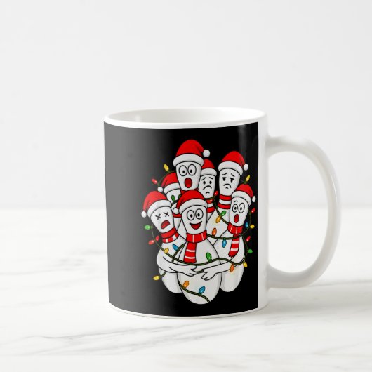 Mug Funny Christmas Bowling Santa Bowling Ns Team Men (Droite)