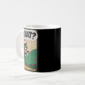 Mug Funny Christmas Cat Christmas Tree Meowy Christmas (Devant gauche)
